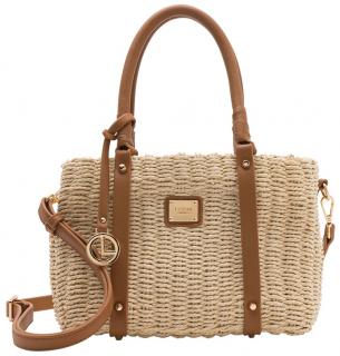 Korbtasche Orestina L.Credi Bast beige Sommer