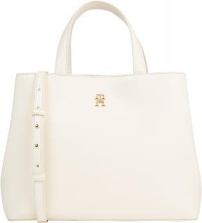 Kurzgrifftasche Damen Tommy Hilfiger Spring Chic Satchel beige Umhängeriemen