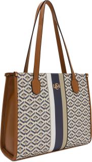 L.Credi Shopper Melina Beige Multi Musterung