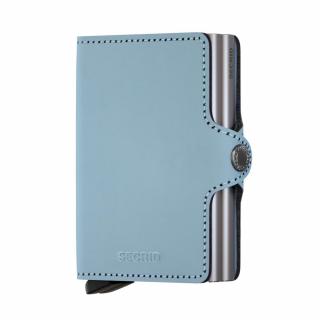 RFID Schutz Twinwallet Secrid Matte Blue Kartenschutzhülle Etui hell blau silber