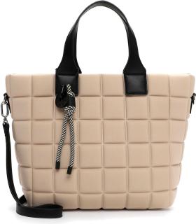 Suri Frey Henkeltasche Jancy Beige Neopren 3D Muster