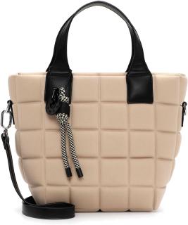 Suri Frey Mini Henkeltasche gepolstert Jancy Beige Goldschimmer