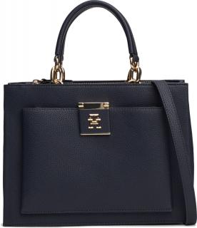 Tommy Hilfiger Her Mini Tote Kurzgrifftasche Crossover Space Blue