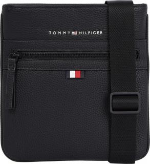 Umhängetasche Lederimitat Tommy Hilfiger Essential PU Mini Crossover Black schwarz