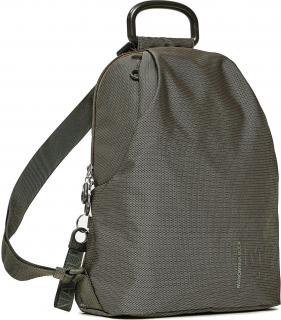 schimmernder Damenrucksack olivgrün Pirite Mandarina Duck MD20