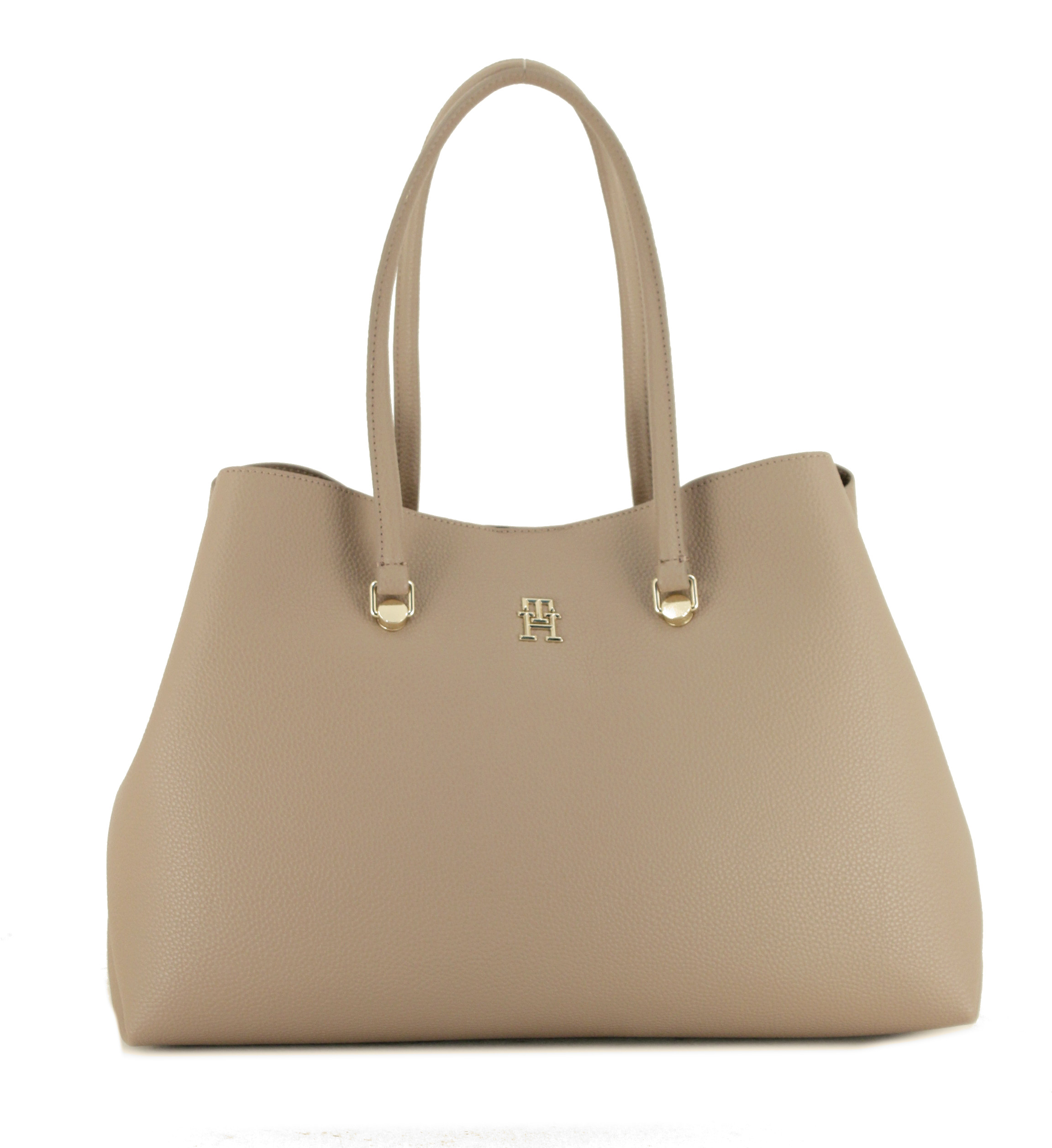 Shoppertasche Hilfiger Emblem Workbag Oat Milk Nude