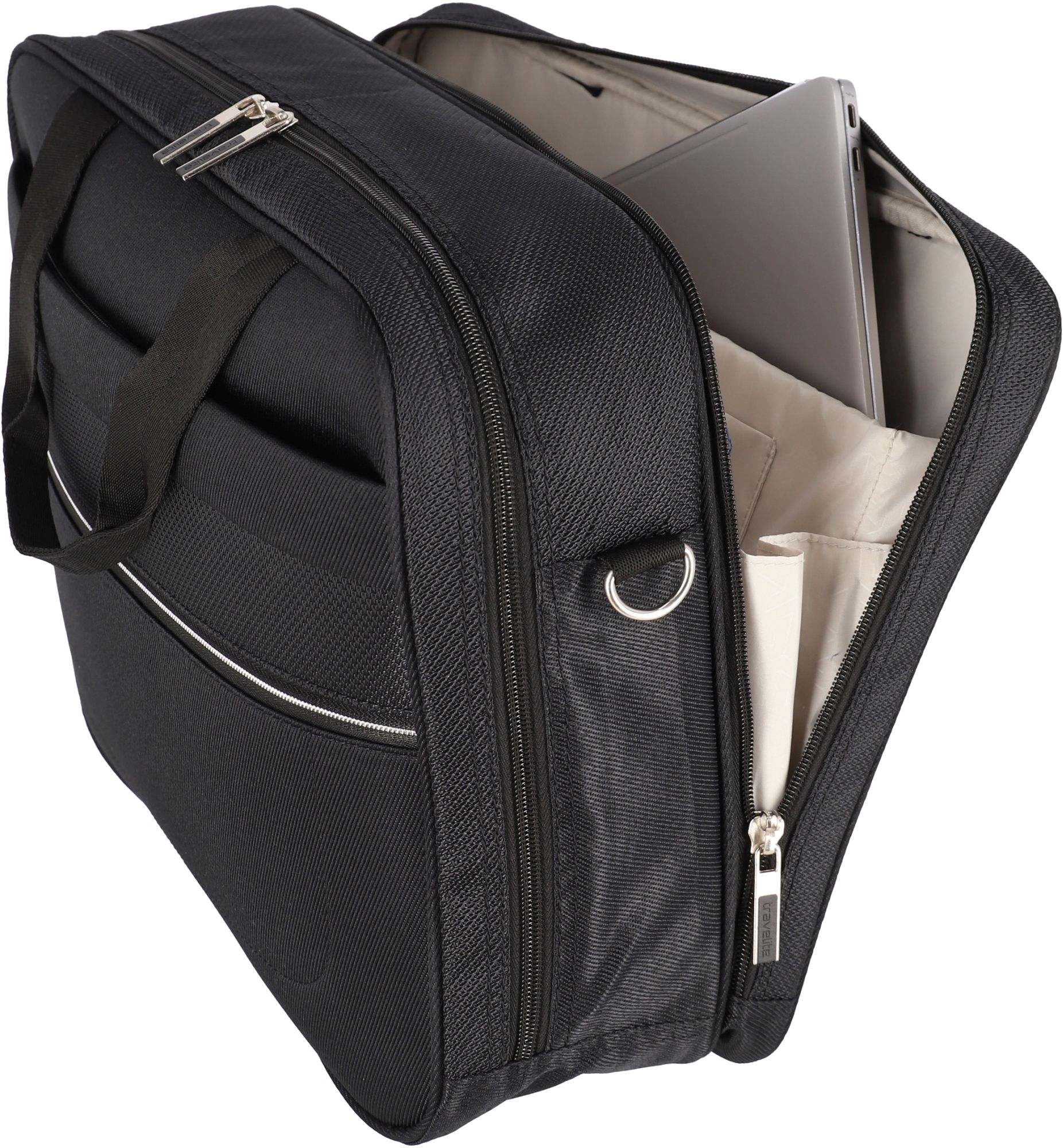 Miigo schwarz Laptoptasche Black Travelite Handgepäck