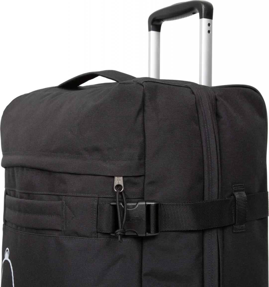 2 Rollen Reisetasche Peanuts Placed Eastpak Transitr M Medium Black 