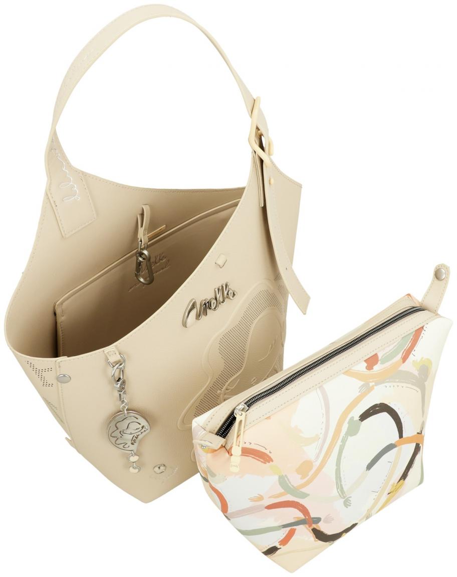 2in1 Beuteltasche Anekke Alma Original Beige Shopper