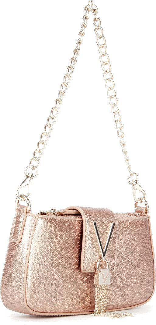 Abendtasche Divina VALENTINO Glamour Ororosa metallic Kettenhenkel