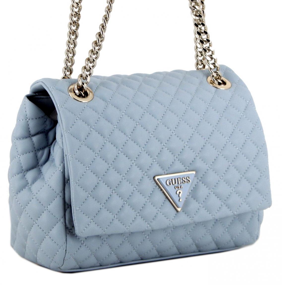 Abendtasche Guess Rianee Quilt gepolstert Sky Blue 