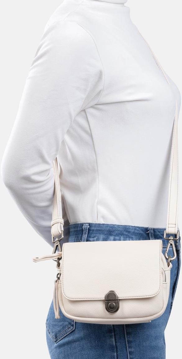 Abendtasche Überschlag offwhite FREDsBRUDER Bestie Oat Beige