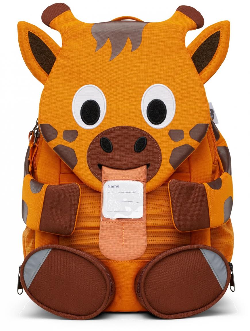 Affenzahn Großer Freund Giraffe orange Kinderrucksack