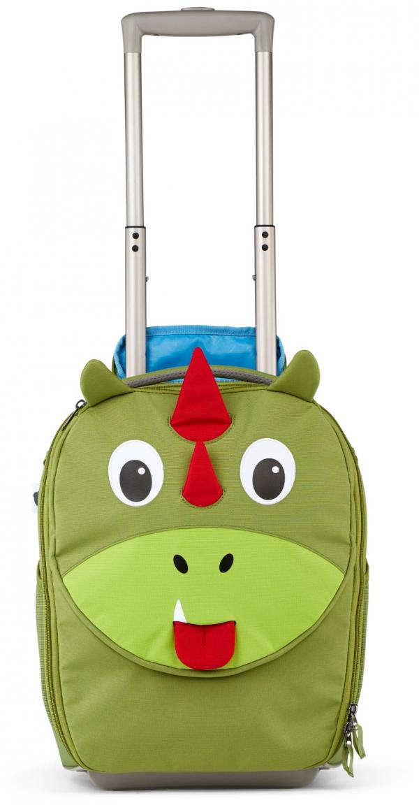 Affenzahn Kinderkoffer Drache Reisefreund grün 2-Rad Trolley