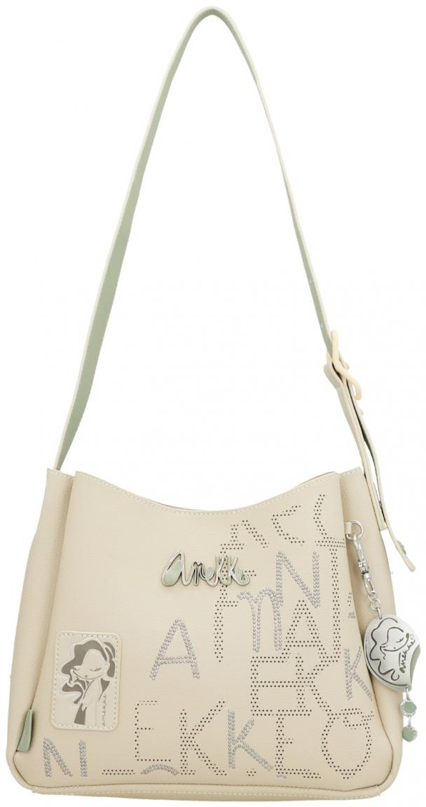 Anekke Alma Original Shoulder Bag mit Nietendekor beige