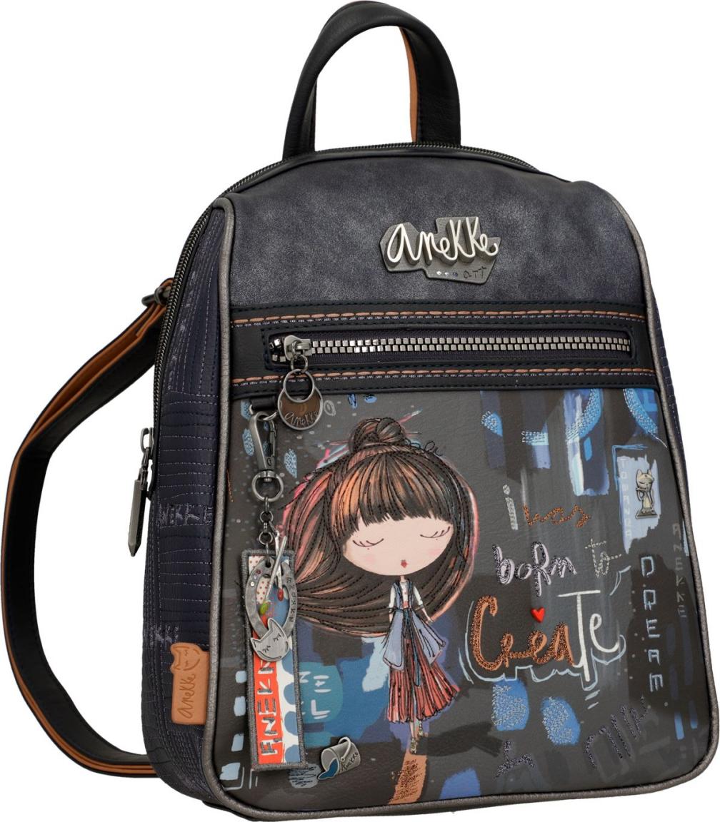 Anekke Backpack Contemporary Japan blau Print