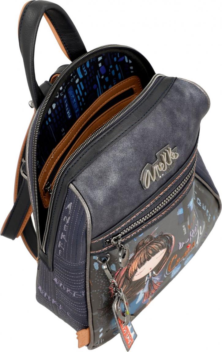 Anekke Backpack Contemporary Japan blau Print