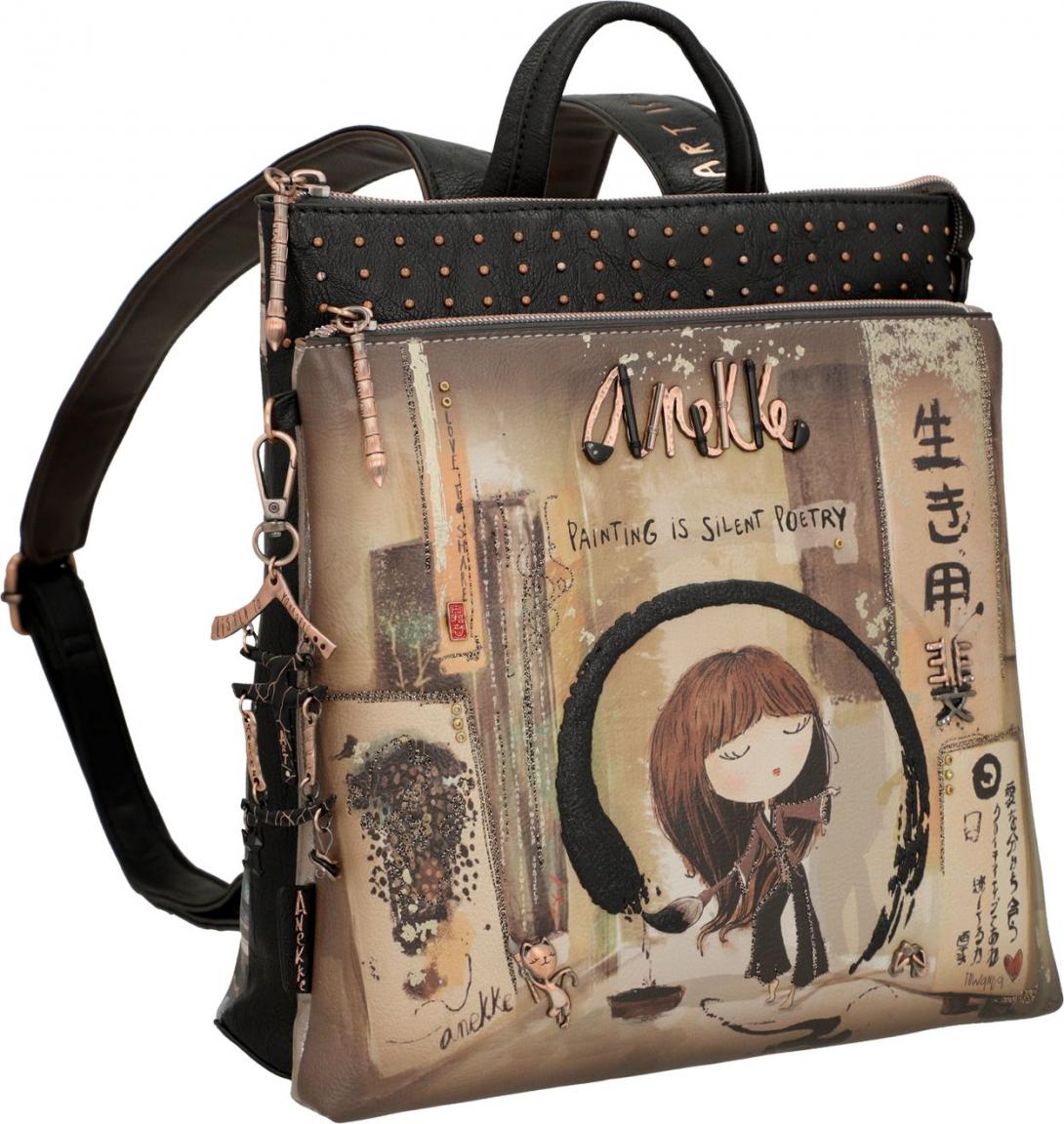 Anekke Backpack Shoen Kunst Japan Nieten