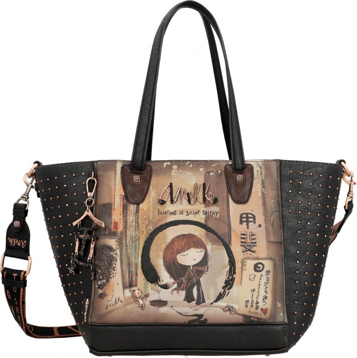 Anekke Big Shopper Shoen Japan Nieten Crossoverbag Enso