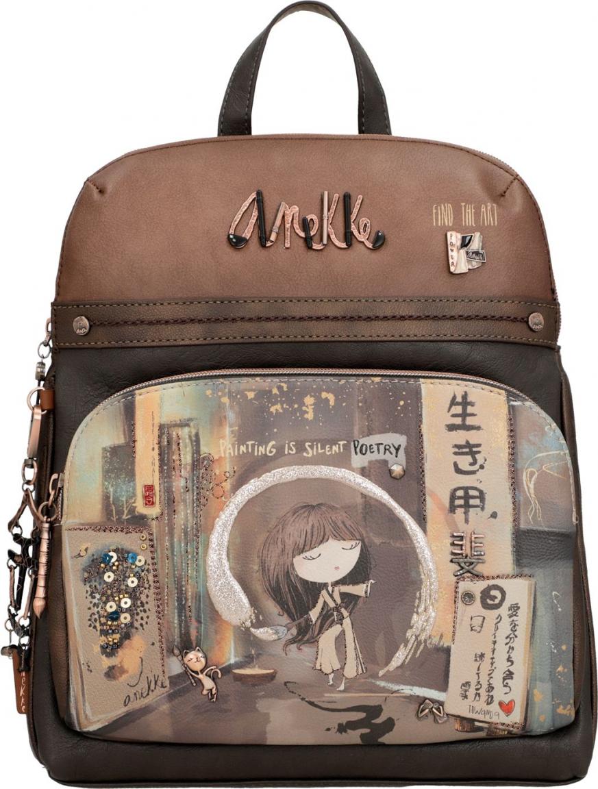 Anekke Cityrucksack Shoen Kunst Japan Braun