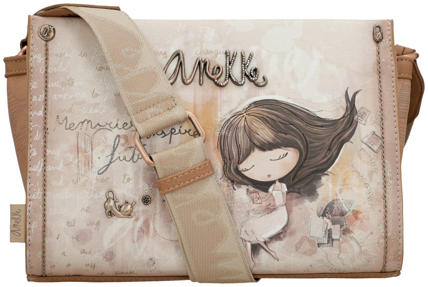 Anekke Crossbody Bag Memories beige bunt