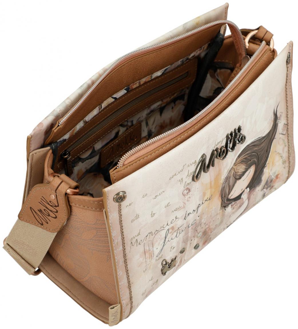 Anekke Crossbody Bag Memories beige bunt