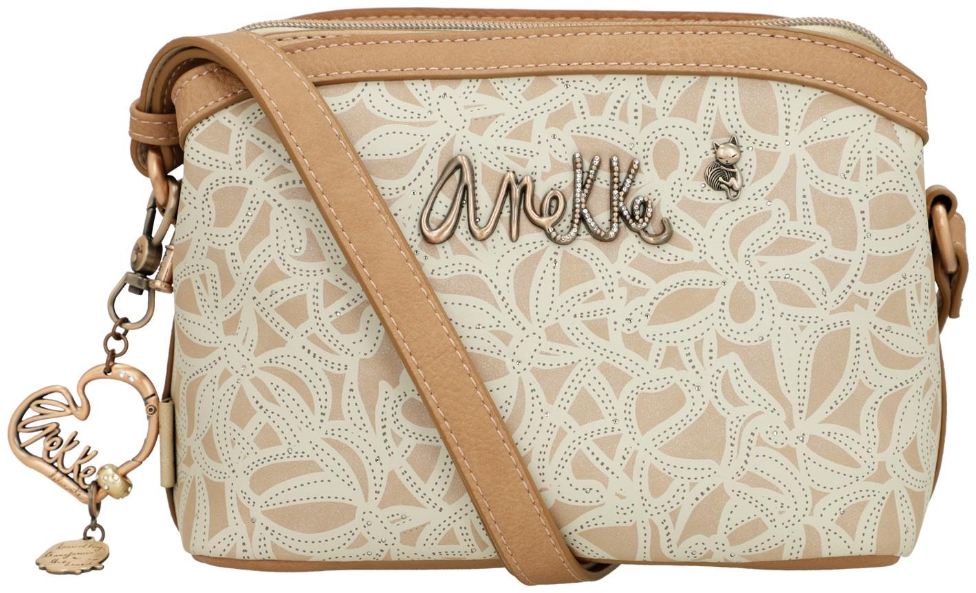 Anekke Crossbody Bag beige floral Memories Whispers