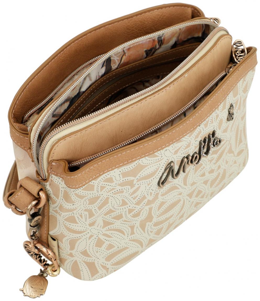 Anekke Crossbody Bag beige floral Memories Whispers