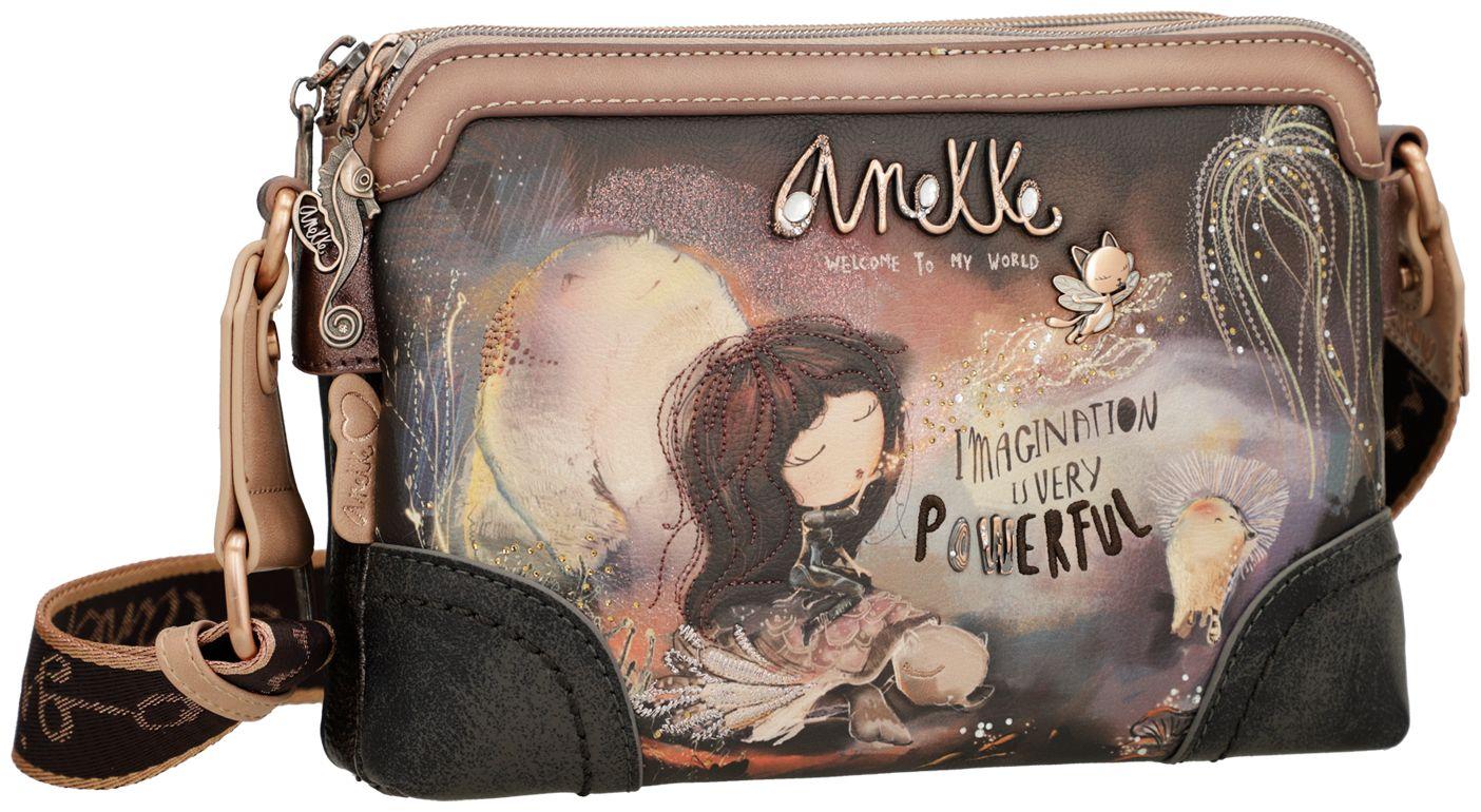 Anekke Dreamverse Crossovertasche zweigeteilt Strasssteine