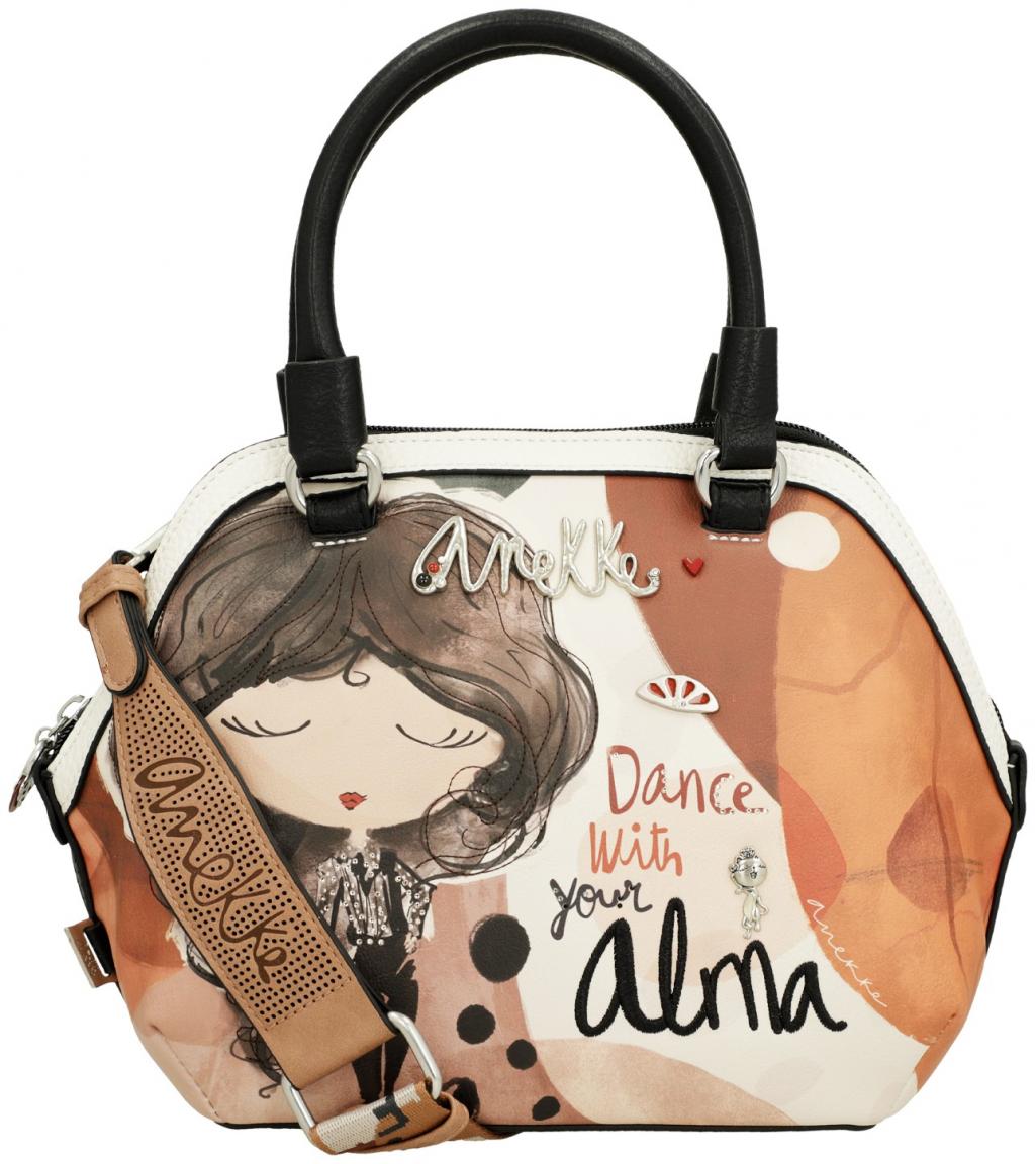 Anekke Handtasche klein Alma Print Glitzersteine 