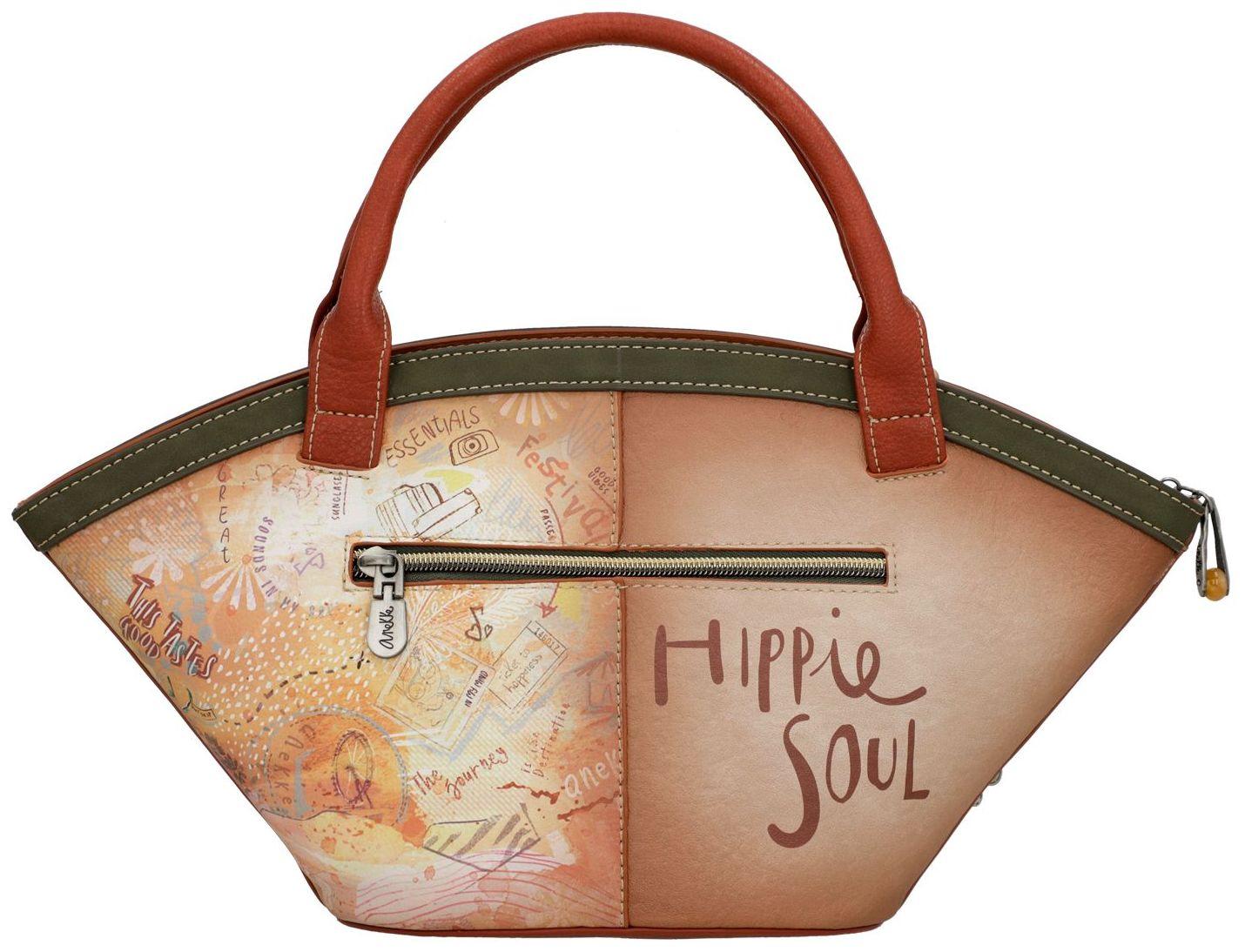 Anekke Henkeltasche Peace & Love Hippie Blumen San Francisco