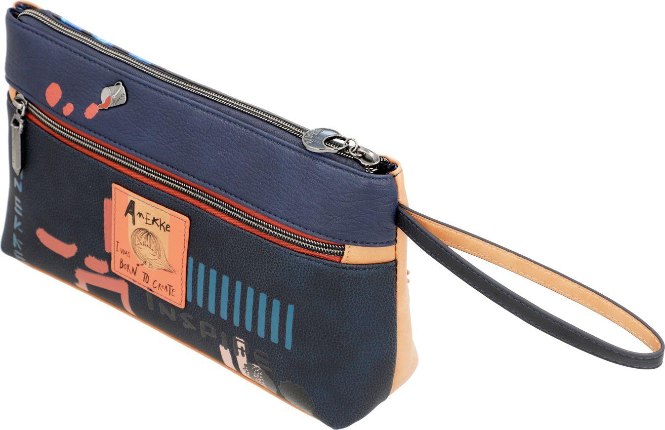 Anekke Kosmetiktasche Contemporary Japan blau Handschlaufe