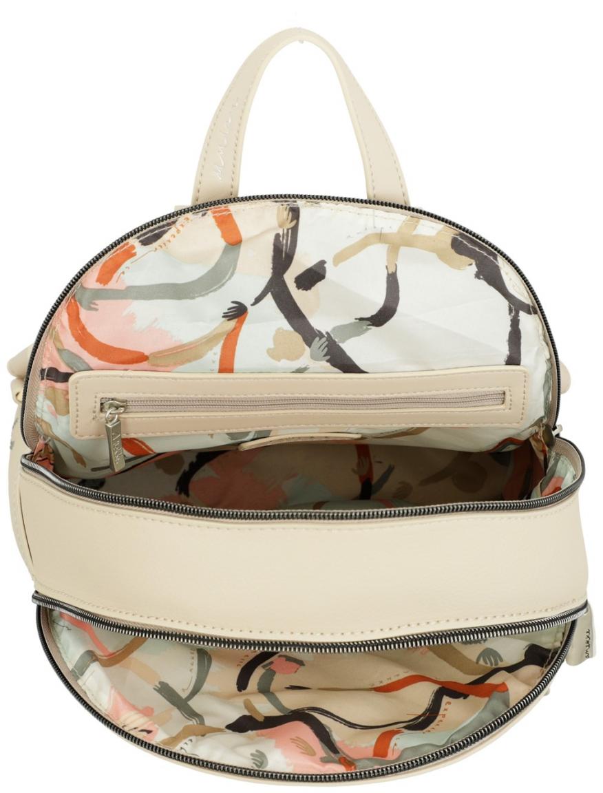 Anekke Rucksack Alma beige Ziernieten Prägung Original