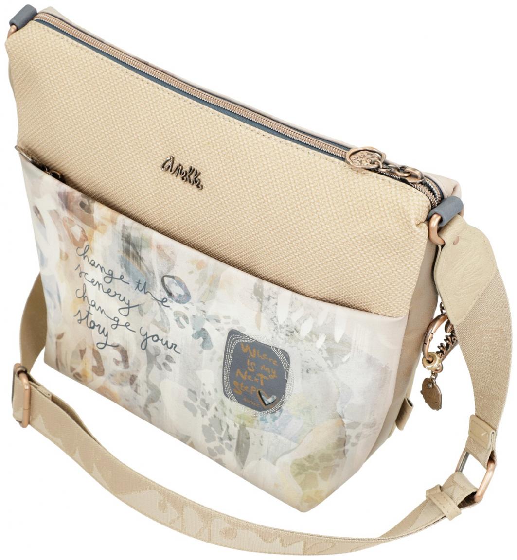 Anekke Schultertasche Memories Aquarell Metallic