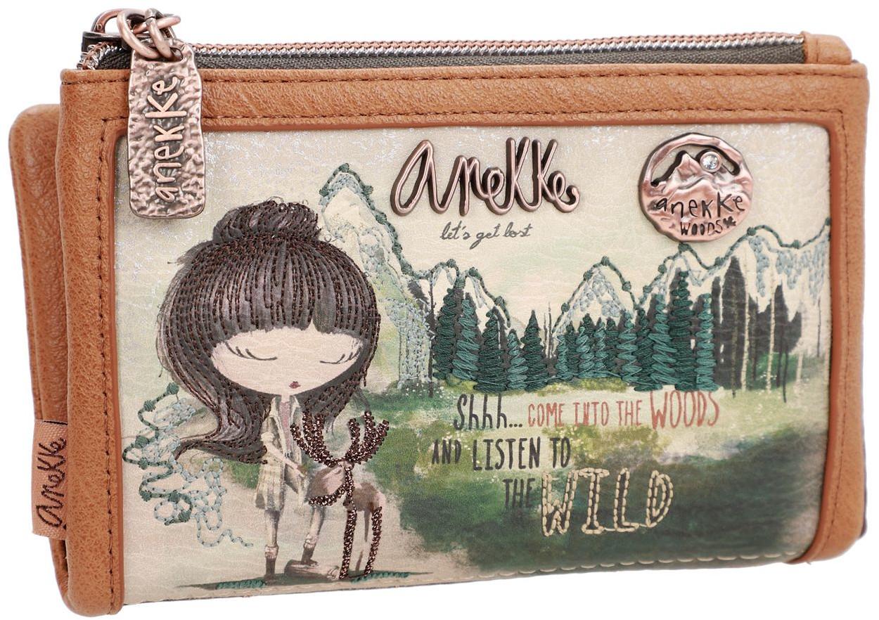 Anekke The Forest bestickte Geldtasche Kanada Lumberjack Elch