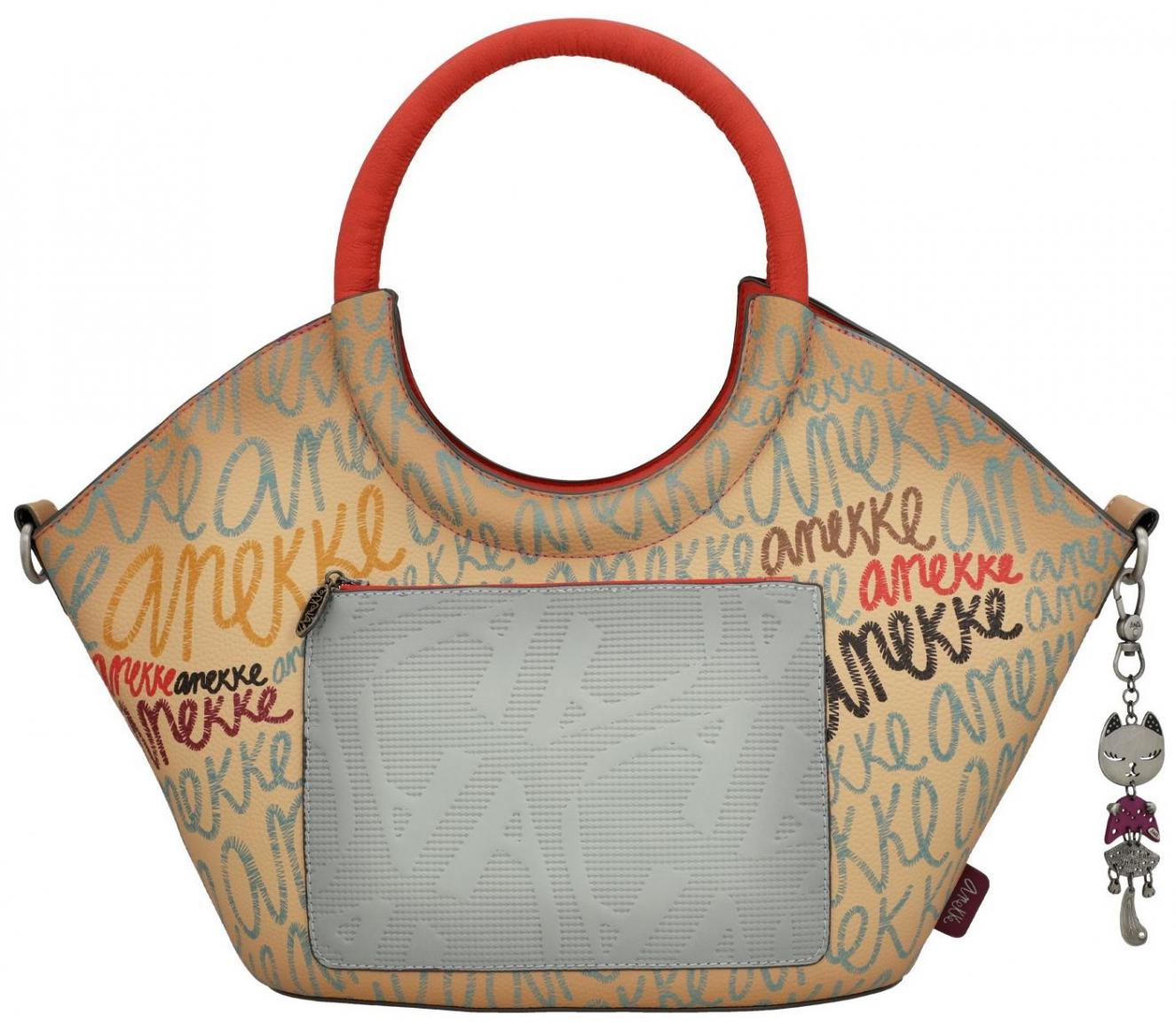 Anekke bunte Kurzgrifftasche abstrakt Hollywood Fashion