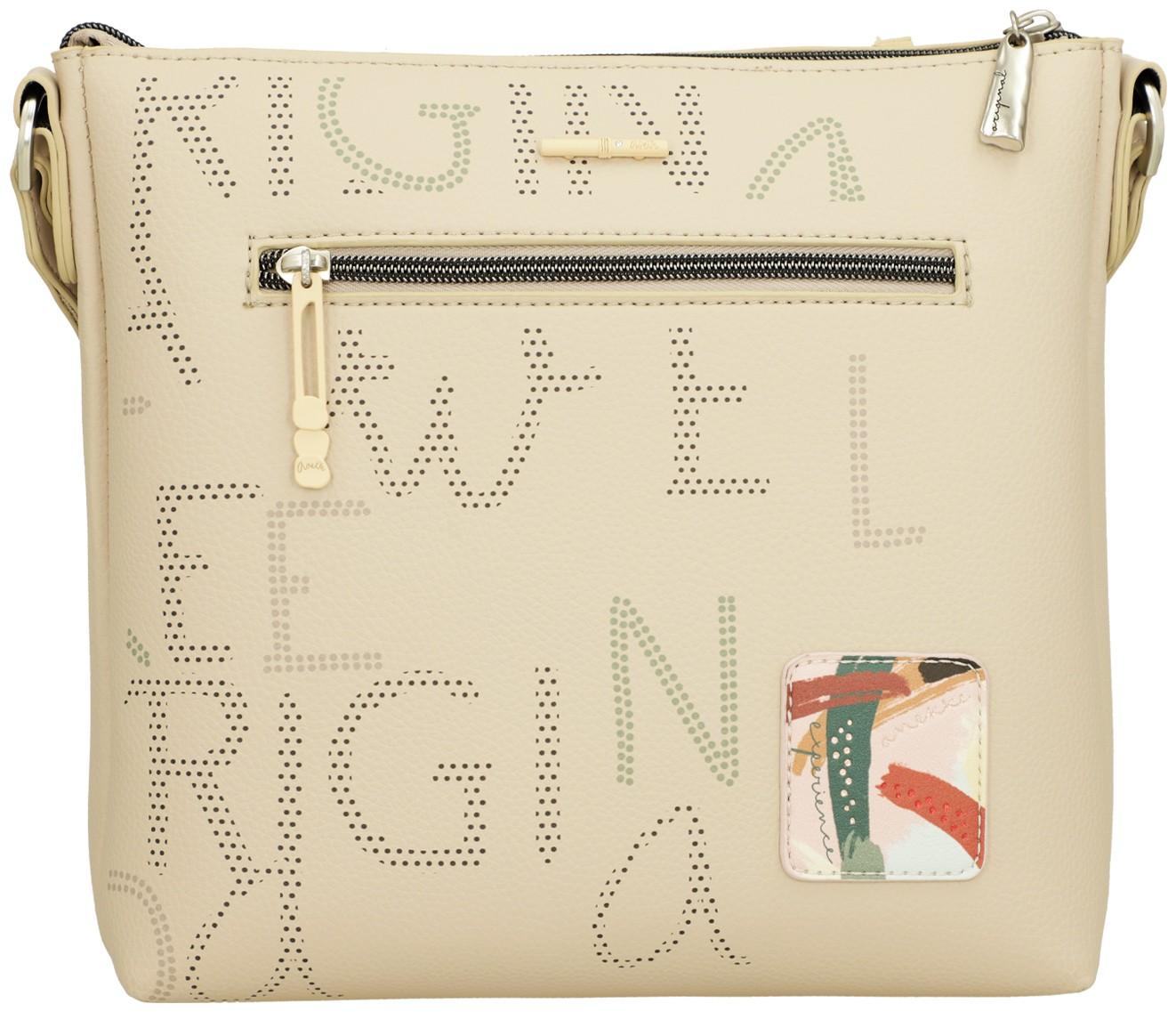 Anekke elegante Beuteltasche beige Original Silhouette