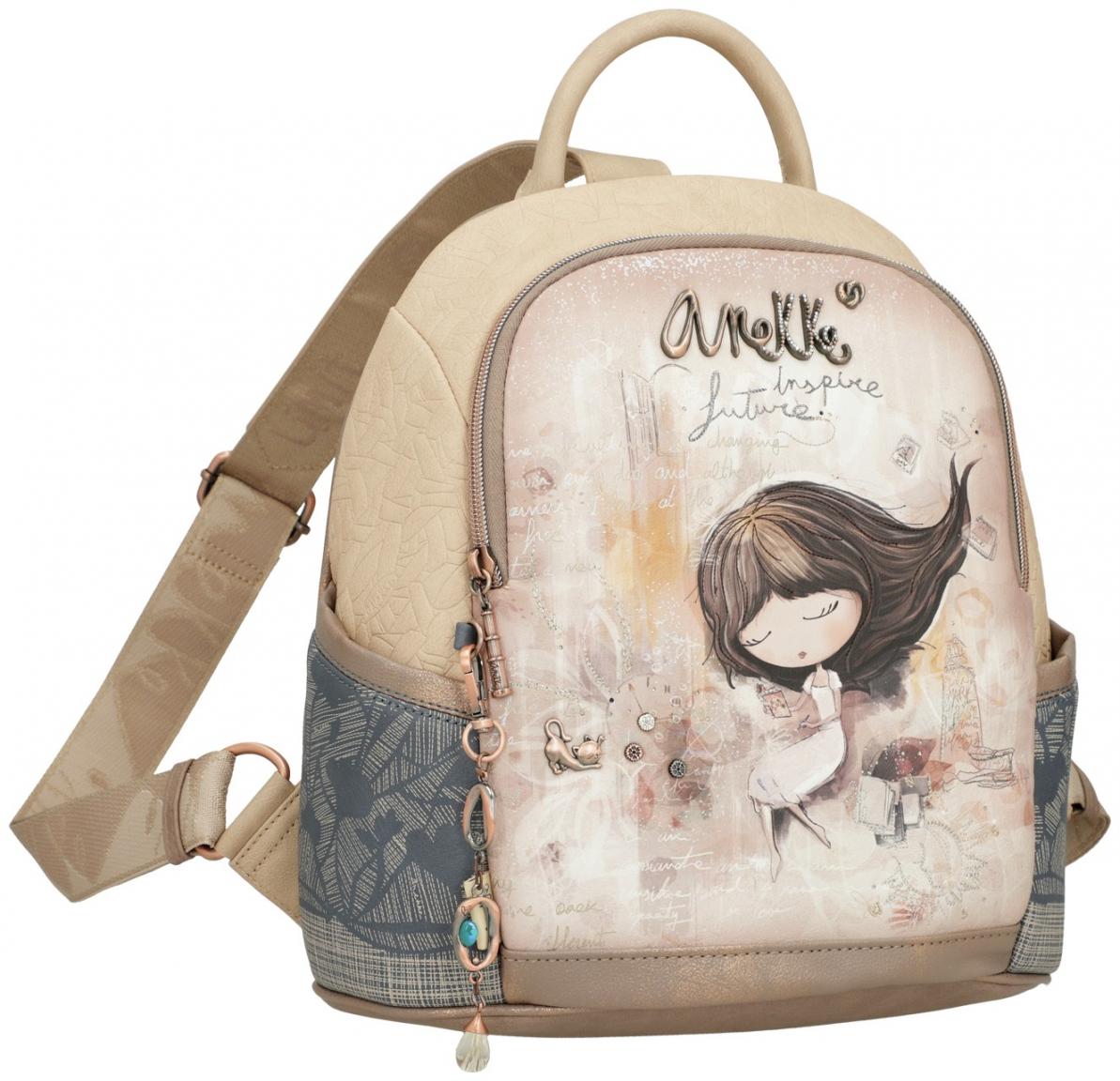 Anekke femininer Damenrucksack Future Glitzersteine Memories 