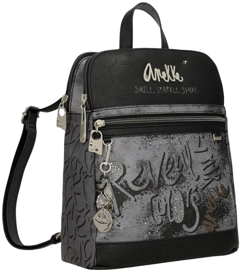 Backpack Anekke Core schwarz Glitzer Crust