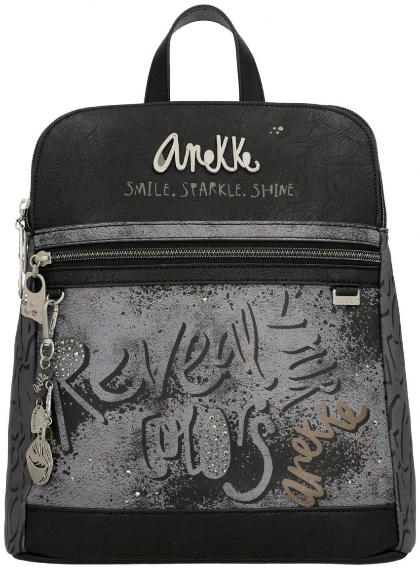 Backpack Anekke Core schwarz Glitzer Crust