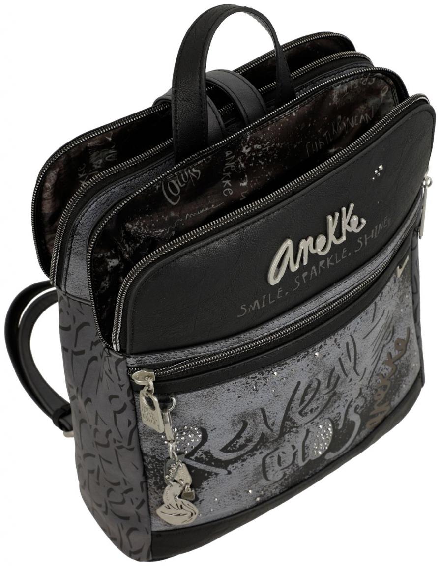 Backpack Anekke Core schwarz Glitzer Crust