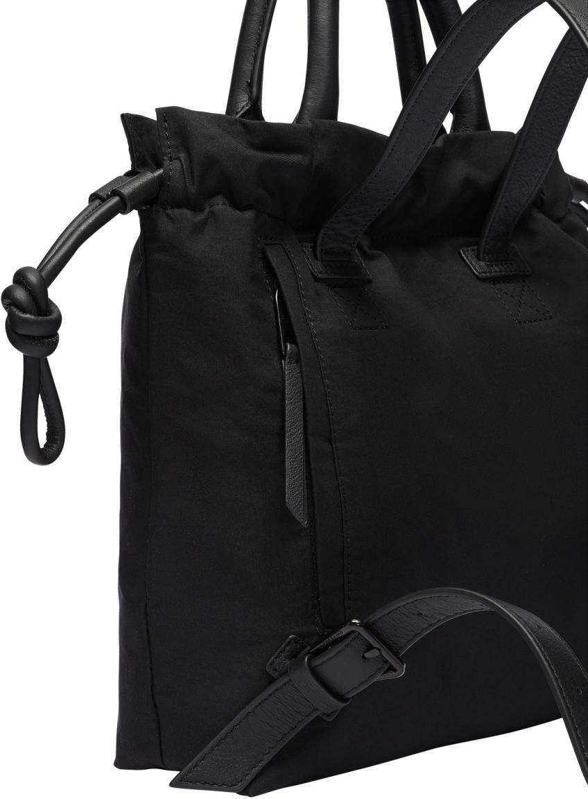 Baumwoll Rucksack Jillian Small Liebeskind Urban Zugband Black