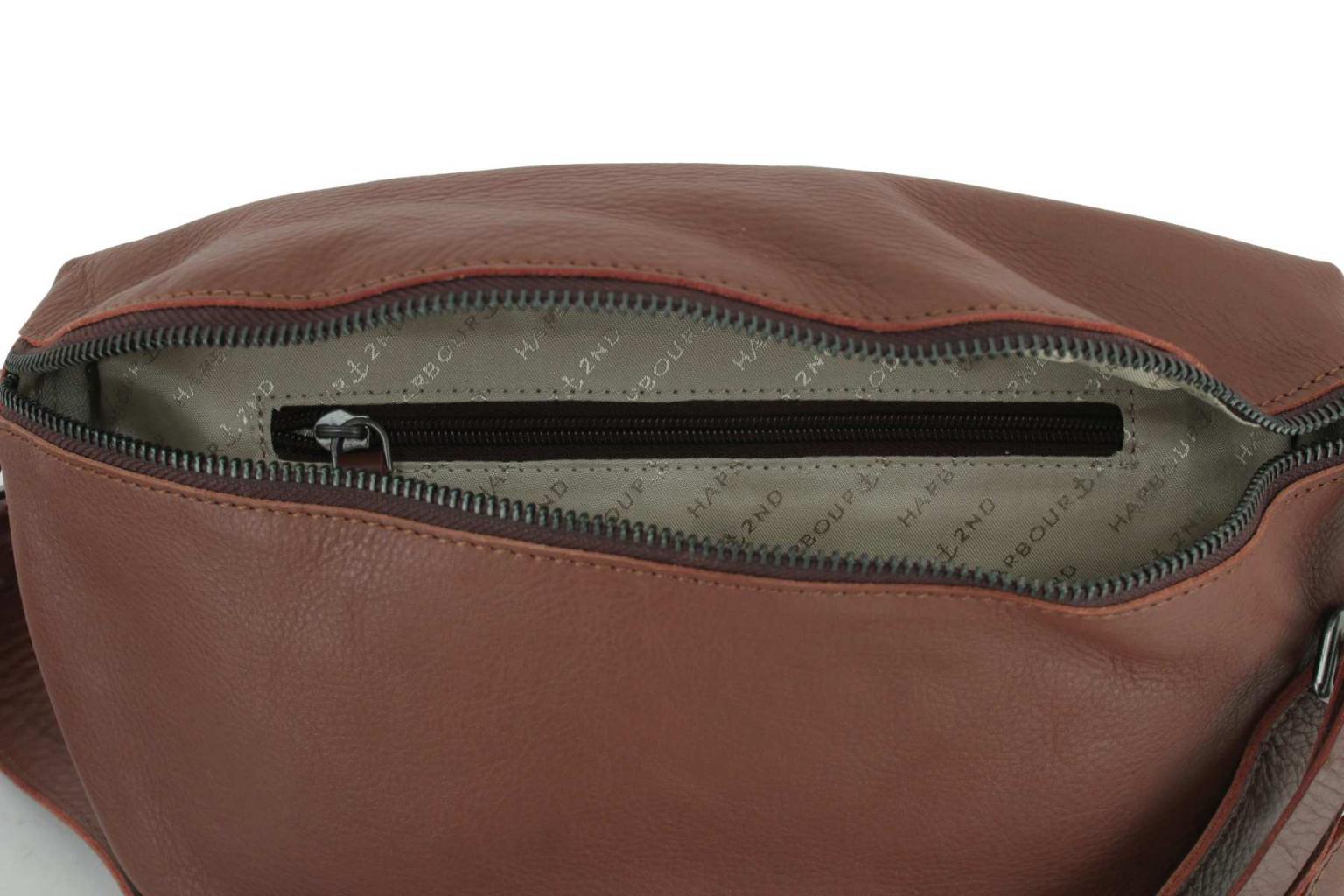 Beltbag Evi Harbour2nd Cognac chromfrei gebleicht Leder