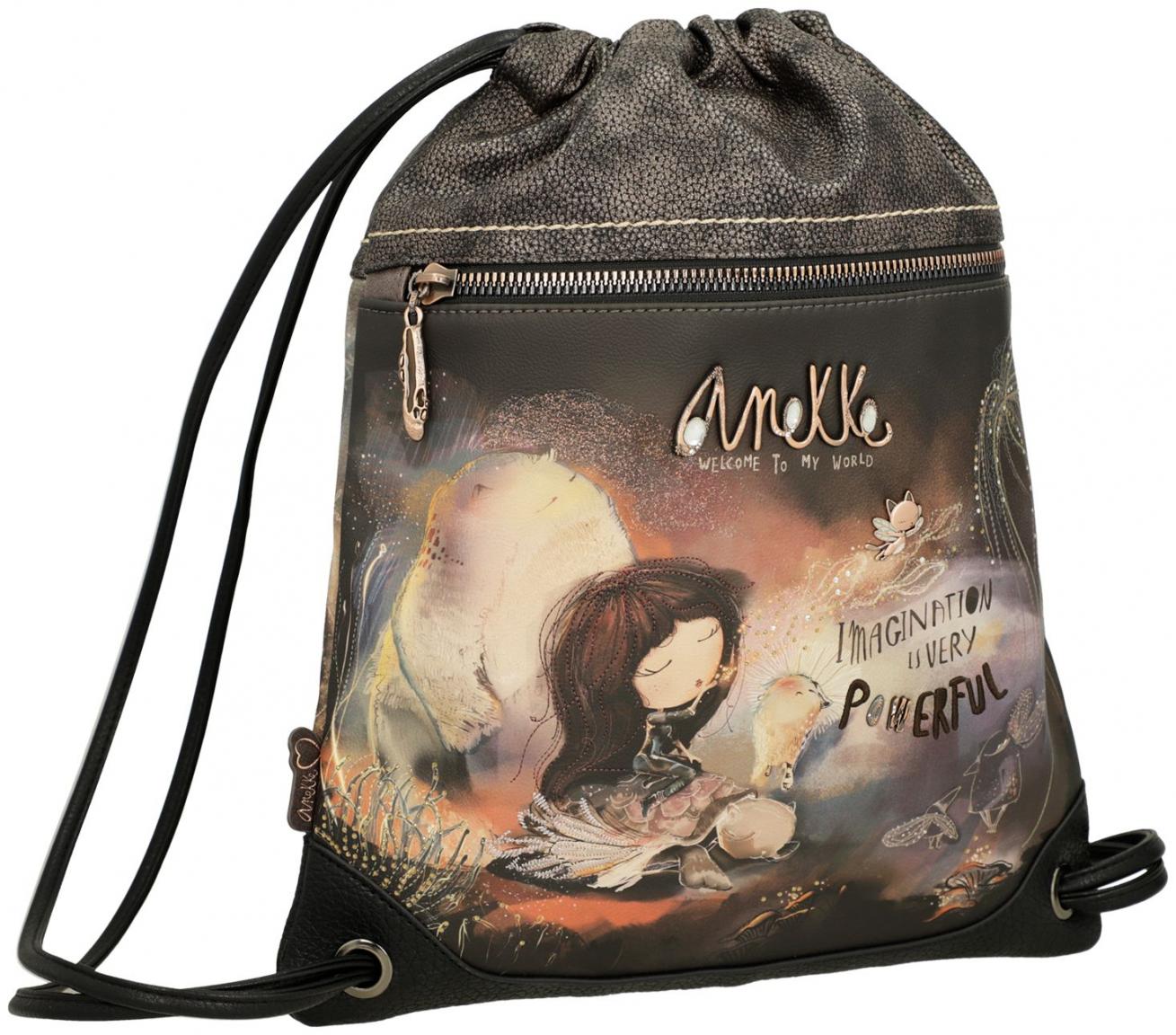 Beutelrucksack Anekke Dreamverse Glitzersteine feminin Print