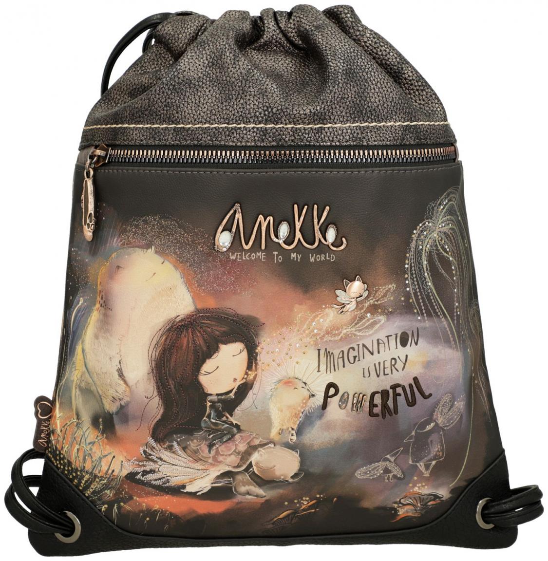 Beutelrucksack Anekke Dreamverse Glitzersteine feminin Print