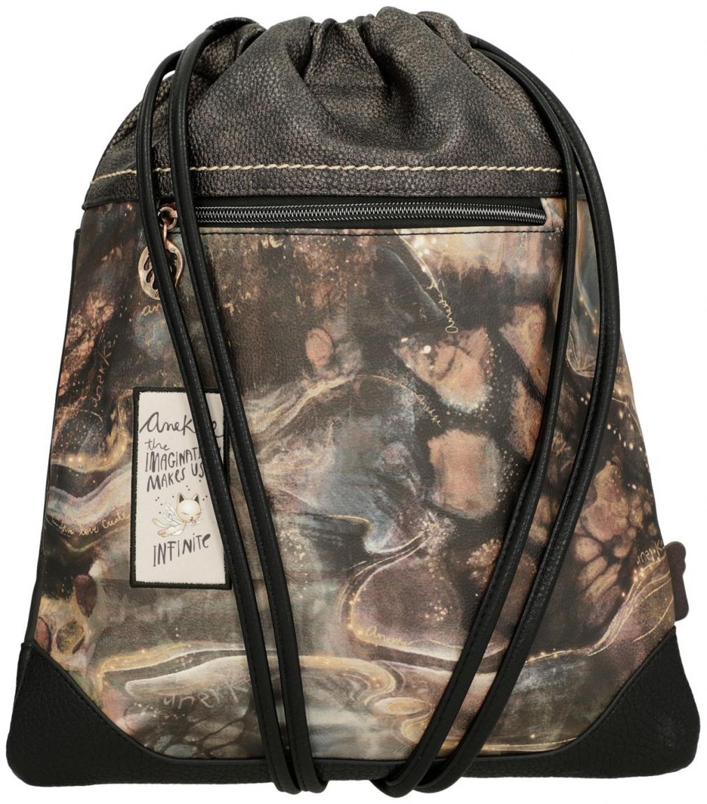 Beutelrucksack Anekke Dreamverse Glitzersteine feminin Print