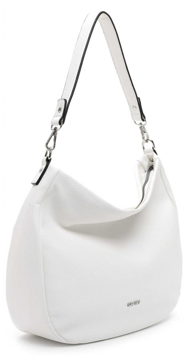 Beuteltasche Laury Suri Frey White Strukturgurt