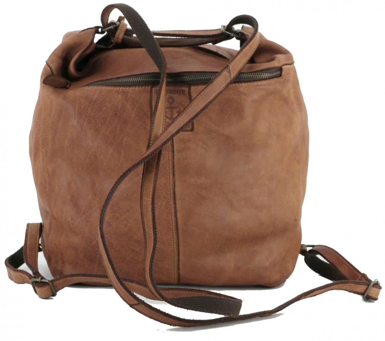 Beuteltasche Rucksack Riley Harbour 2nd Style Up cognacbraun 