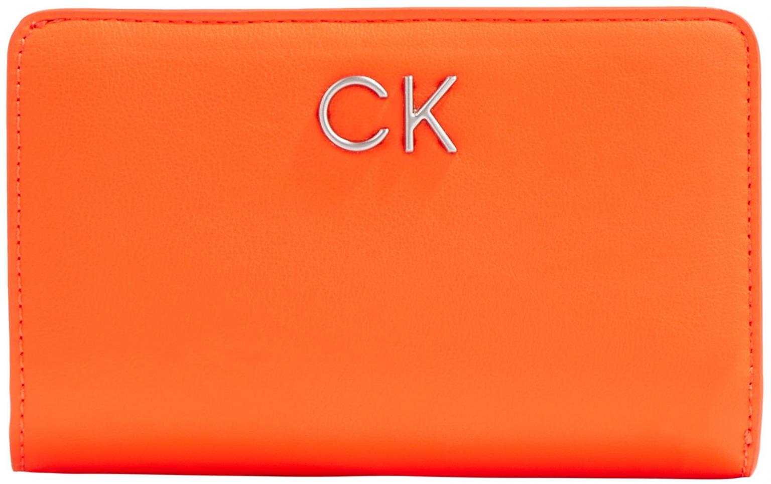 Bifold Börse Damen Calvin Klein Orange French Wallet