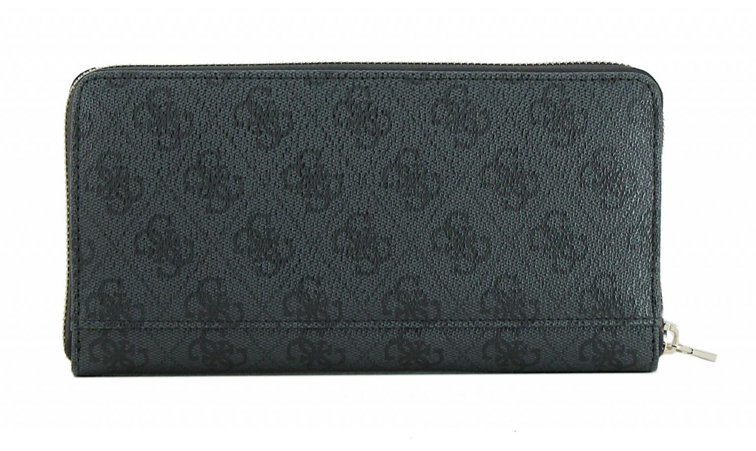 Big Wallet Guess Laurel SLG Coal Logo Clutch